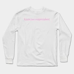 Immunocompromised (pink) Long Sleeve T-Shirt